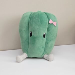 *2 for $30* Oshi no Ko - 8" Green Pepper Osuwari Sitting Plush Doll